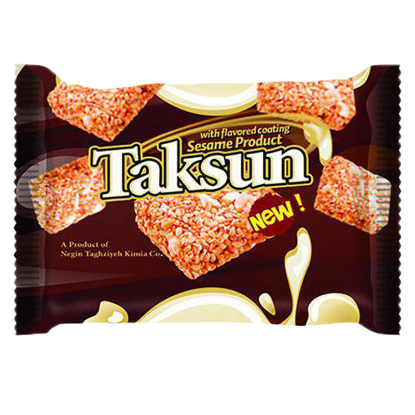 تصویر شکلات کنجدی تکسوم