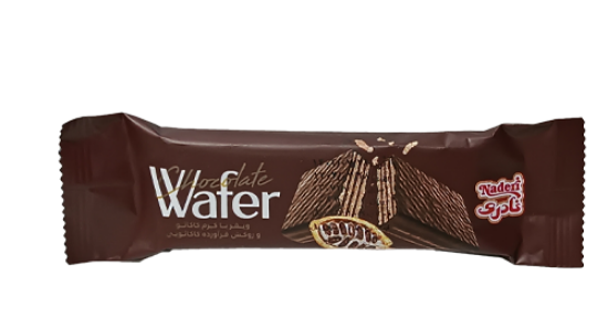 تصویر ویفر نادری با کرم کاکائو30گرمی
